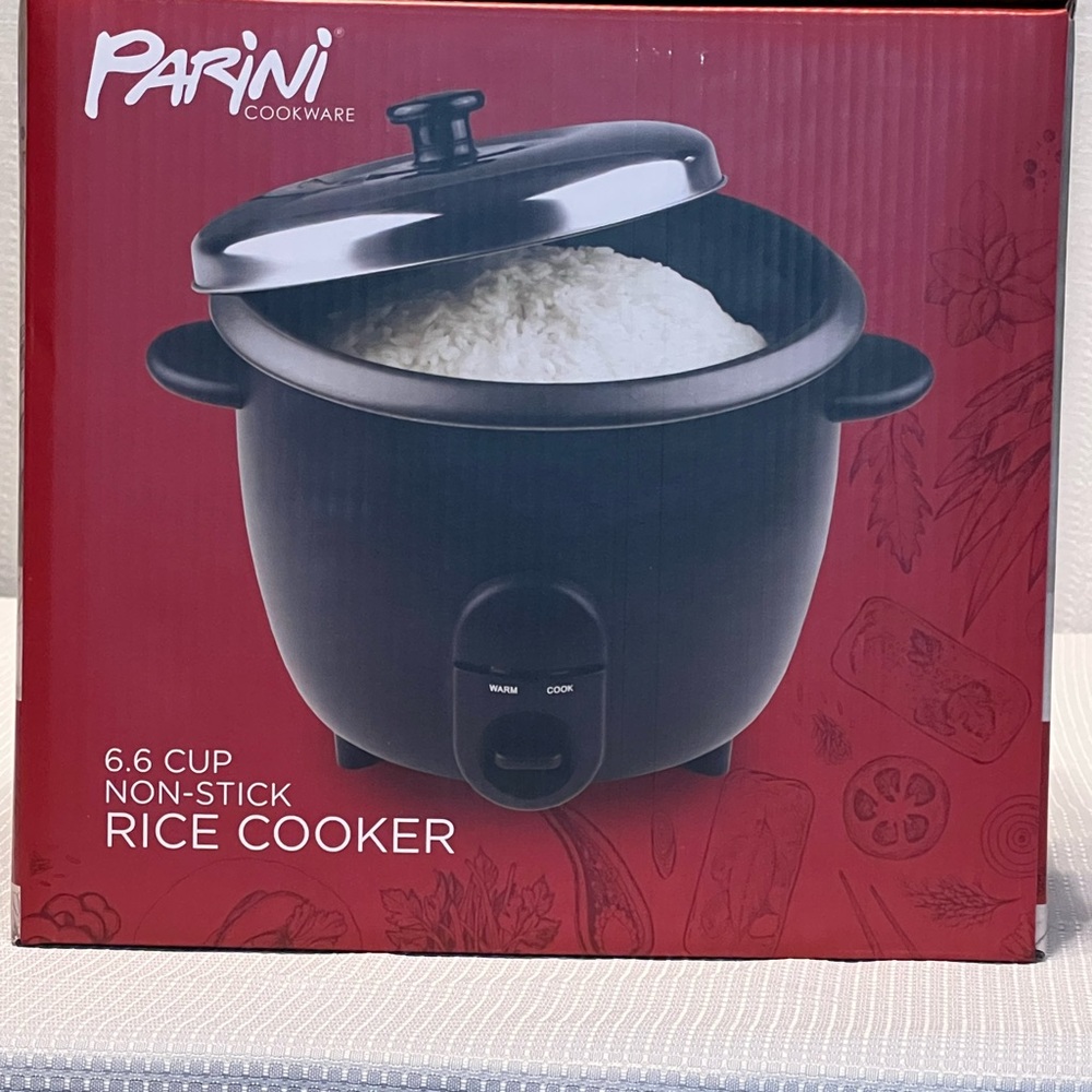 New! Parini 6.6 Cup Rice Cooker